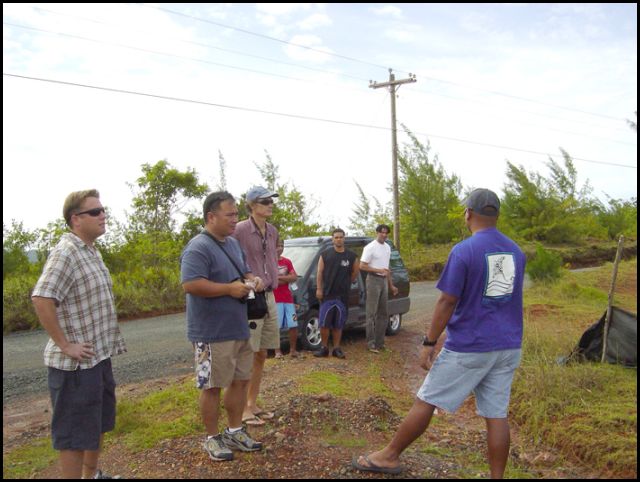 Surveying the watershed in Palau